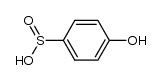 p-hydroxybenzenesulfinic acid Structure