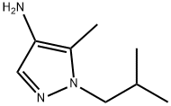 5-甲基-1-(2-甲基丙基)-1H-吡唑-4-胺结构式