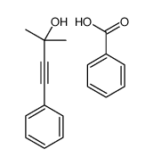 benzoic acid,2-methyl-4-phenylbut-3-yn-2-ol结构式