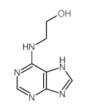 Ethanol,2-(9H-purin-6-ylamino)-结构式