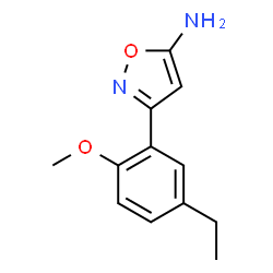 5-Isoxazolamine,3-(5-ethyl-2-methoxyphenyl)-(9CI) picture