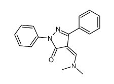 4-[(Dimethylamino)methylene]-1,3-diphenyl-2-pyrazolin-5-one structure