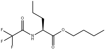 N-(Trifluoroacetyl)-L-norvaline butyl ester structure