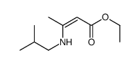 ethyl 3-(2-methylpropylamino)but-2-enoate Structure