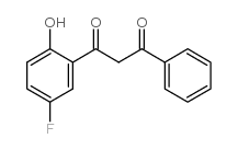 1-(5-FLUORO-2-HYDROXYPHENYL)-3-PHENYL-1,3-PROPANEDIONE结构式