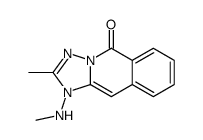 2-methyl-1-(methylamino)-[1,2,4]triazolo[1,5-b]isoquinolin-5-one结构式