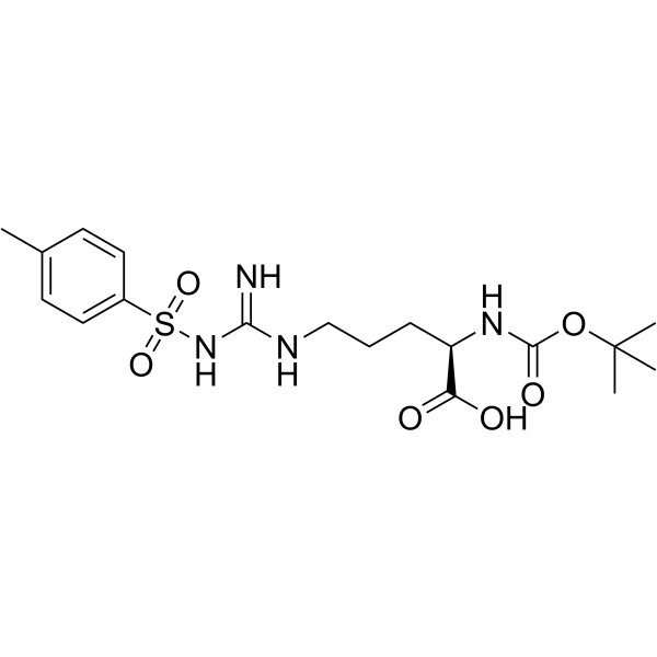 Boc-D-Arg(Tos)-OH structure