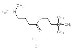 2-(4-dimethylaminobutanoyloxy)ethyl-trimethyl-azanium结构式