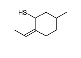 5-methyl-2-propan-2-ylidenecyclohexane-1-thiol Structure