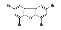 2,4,6,8-tetrabromodibenzofuran Structure