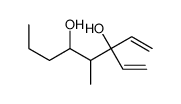 3-ethenyl-4-methyloct-1-ene-3,5-diol结构式