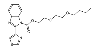 1-[2-(2-n-butoxyethoxy)ethoxycarbonyl]-2-(4-thiazolyl)-benzimidazole Structure