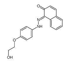 1-[[4-(2-hydroxyethoxy)phenyl]hydrazinylidene]naphthalen-2-one结构式