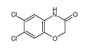 6,7-dichloro-4H-benzo[1,4]oxazin-3-one Structure