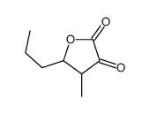 二氢-4-甲基-5-丙基呋喃-2,3-二酮结构式