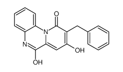 9-benzyl-8-hydroxy-5H-pyrido[1,2-a]quinoxaline-6,10-dione结构式