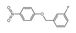 1-(3-fluorobenzyloxy)-4-nitro-benzene结构式