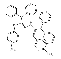 N-[[C-benzhydryl-N-(4-methylphenyl)carbonimidoyl]amino]-N-(4-methylphenyl)-2,2-diphenyl-ethanimidamide picture