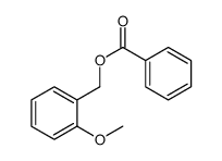 (2-methoxyphenyl)methyl benzoate结构式