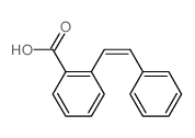 Benzoic acid, 2-(2-phenylethenyl)-, (Z)- (9CI) structure