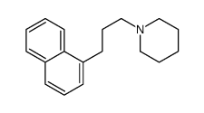 1-[3-(1-Naphtyl)propyl]piperidine结构式