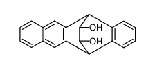 5,12-dihydro-13,14-dihydroxy-5,12-ethanonaphtacene Structure