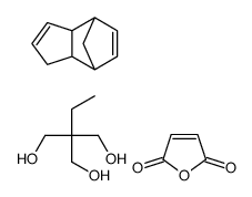 2,5-Furandione,polymer with 2-ethyl-2-(hydroxymethyl)-1,3-propanediol and 3a,4,7,7a-tetrahydro-4,7-methano-1H-indene结构式