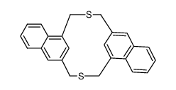 2,13-dithia[3.3](1,3)naphthalenophanee Structure