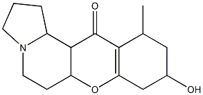 (7ξ,8ξ,9ξ)-13,14,15,16-Tetrahydro-14-hydroxyeleocarpine结构式