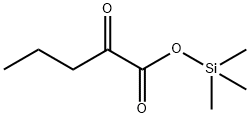 2-Oxopentanoic acid trimethylsilyl ester Structure