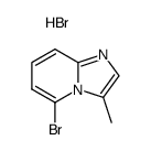 3-Methyl-5-bromoimidazo[1,2-a]pyridine hydrobromide结构式