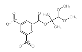 (1,1-dimethoxy-2-methyl-propan-2-yl) 3,5-dinitrobenzoate Structure