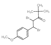 1,2-dibromo-1-(4-methoxyphenyl)-4,4-dimethyl-pentan-3-one Structure