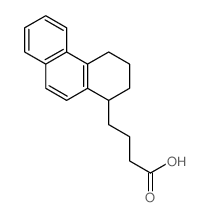 1-Phenanthrenebutanoicacid, 1,2,3,4-tetrahydro- structure