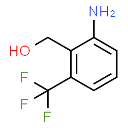 (2-amino-6-(trifluoromethyl)phenyl)methanol结构式