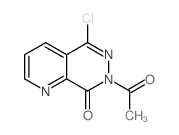 3-acetyl-5-chloro-3,4,10-triazabicyclo[4.4.0]deca-4,7,9,11-tetraen-2-one Structure