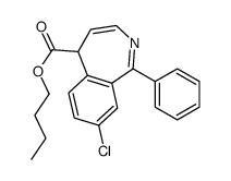 butyl 8-chloro-1-phenyl-5H-2-benzazepine-5-carboxylate Structure