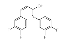 N,3-bis(3,4-difluorophenyl)prop-2-enamide Structure