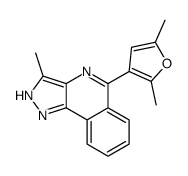 5-(2,5-dimethylfuran-3-yl)-3-methyl-2H-pyrazolo[4,3-c]isoquinoline Structure