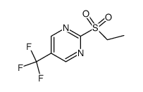 2-ethylsulfonyl-5-trifluoromethylpyrimidine结构式