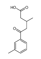 5-(3-METHYLPHENYL)-3-METHYL-5-OXOVALERIC ACID结构式