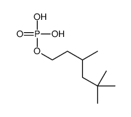 3,5,5-trimethylhexyl dihydrogen phosphate Structure