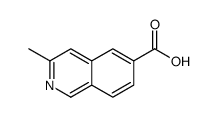 3-甲基-6-异喹啉羧酸结构式