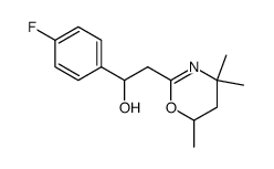 1-(4-fluorophenyl)-2-(4,4,6-trimethyl-5,6-dihydro-4H-1,3-oxazin-2-yl)ethan-1-ol Structure