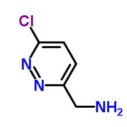 6-氯-3-哒嗪甲胺结构式