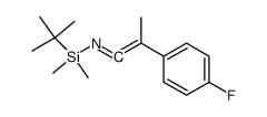 1-tert-butyl-N-(2-(4-fluorophenyl)prop-1-en-1-ylidene)-1,1-dimethylsilanamine结构式