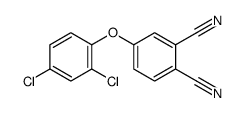 4-(2,4-dichlorophenoxy)benzene-1,2-dicarbonitrile结构式