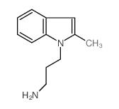 3-(2-METHYL-INDOL-1-YL)-PROPYLAMINE Structure