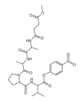 MeOSuc-Ala-Ala-Pro-Val-ONP Structure