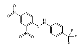 N-(2,4-dinitrophenyl)sulfanyl-4-(trifluoromethyl)aniline Structure